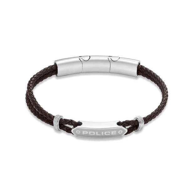 Men Twincord Brown Bracelet