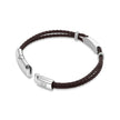 Men Twincord Brown Bracelet