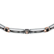 Men Ceramic Silver Bracelet