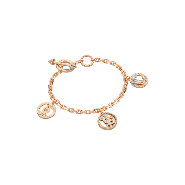 Linea Logo 4 Women Rose Gold Bracelet