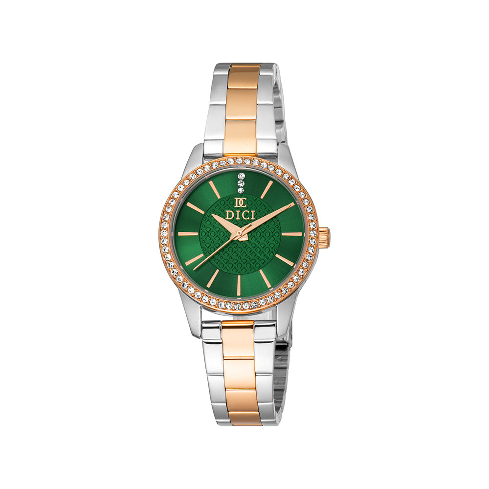 Sierra Women Green Stainless Steel Watch