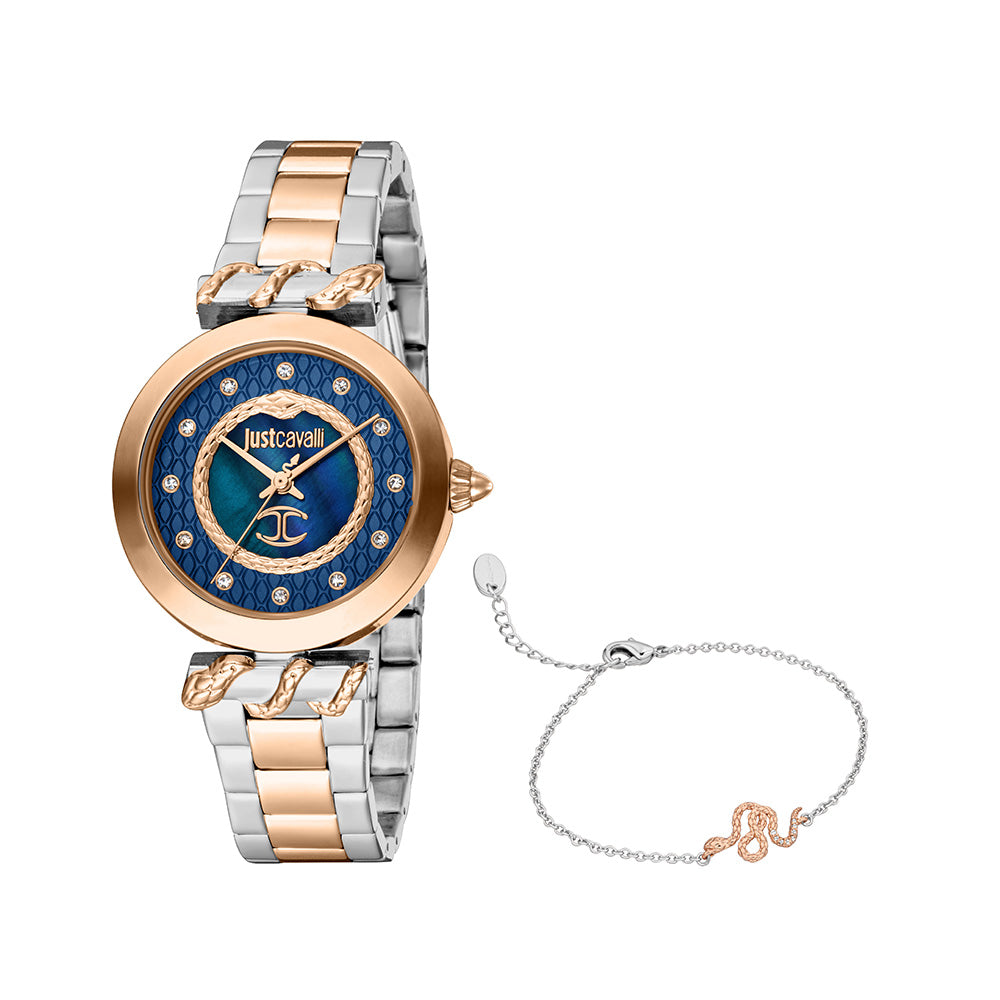 Donna Luce Women Blue Stainless Steel Watch