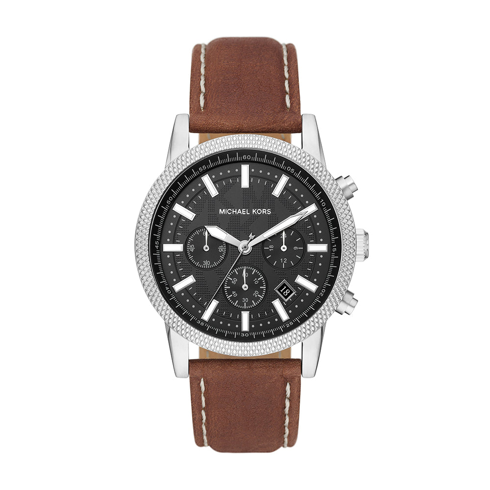 Hutton Men Black Quartz/Chronograph Watch