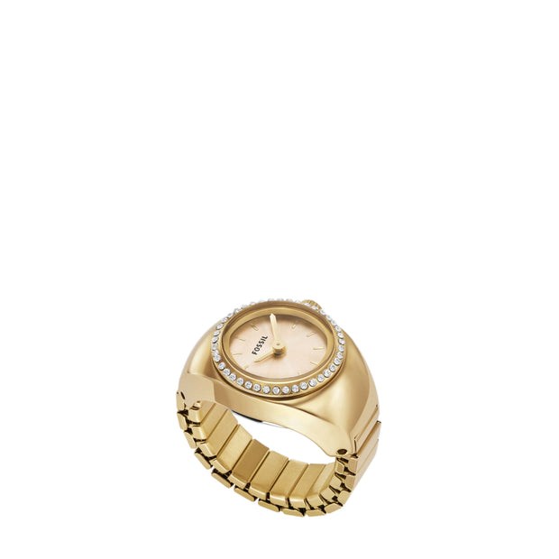 Women Gold Ring Watch