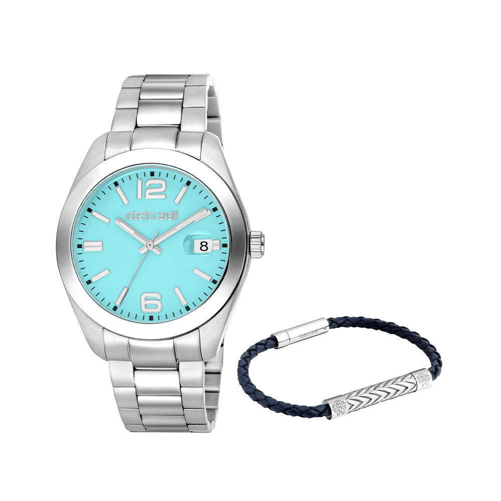 Sveglio Men Blue Stainless Steel Watch