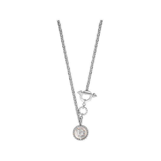 Linea Logo 4 Women Silver Necklace