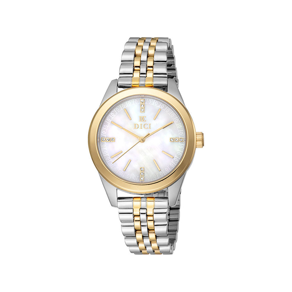 Lussia Women White Stainless Steel Watch