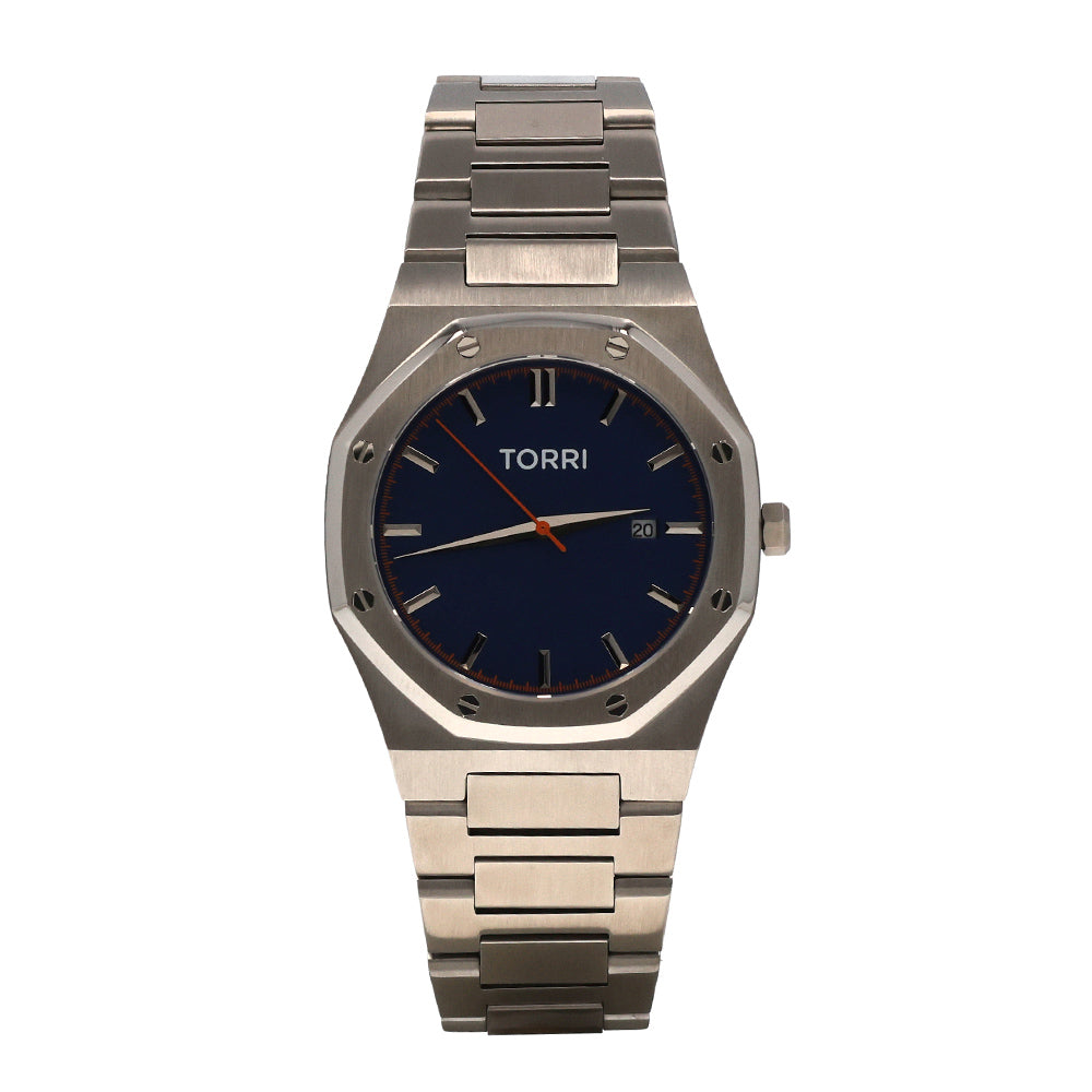 Men 28mm Blue Watch