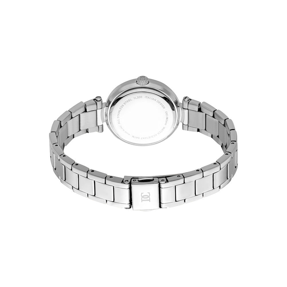 Luna Women White Stainless Steel Watch