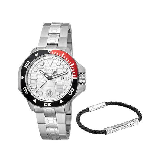 Spiccato Men Silver Stainless Steel Watch