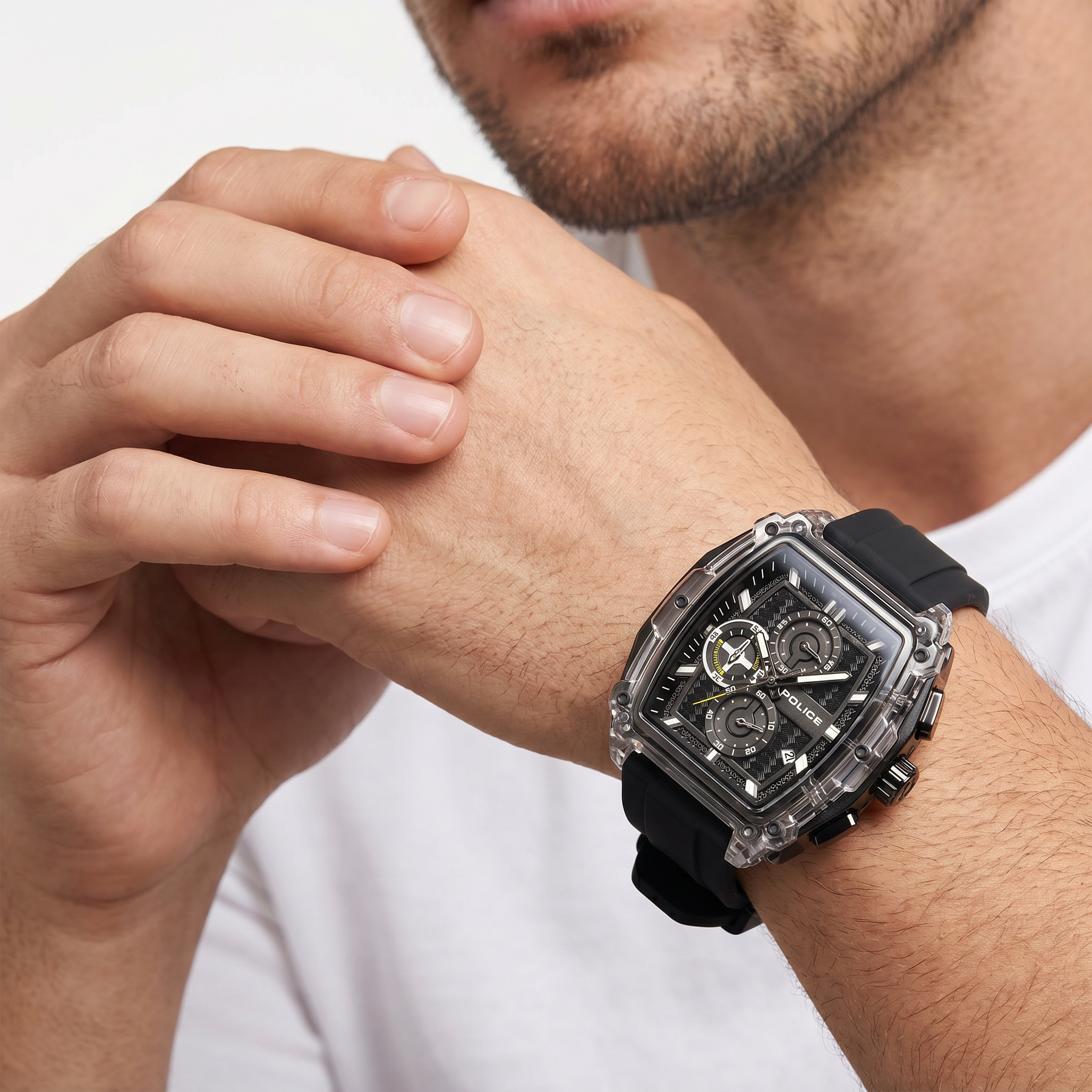 Men Clout Tank Black Watch