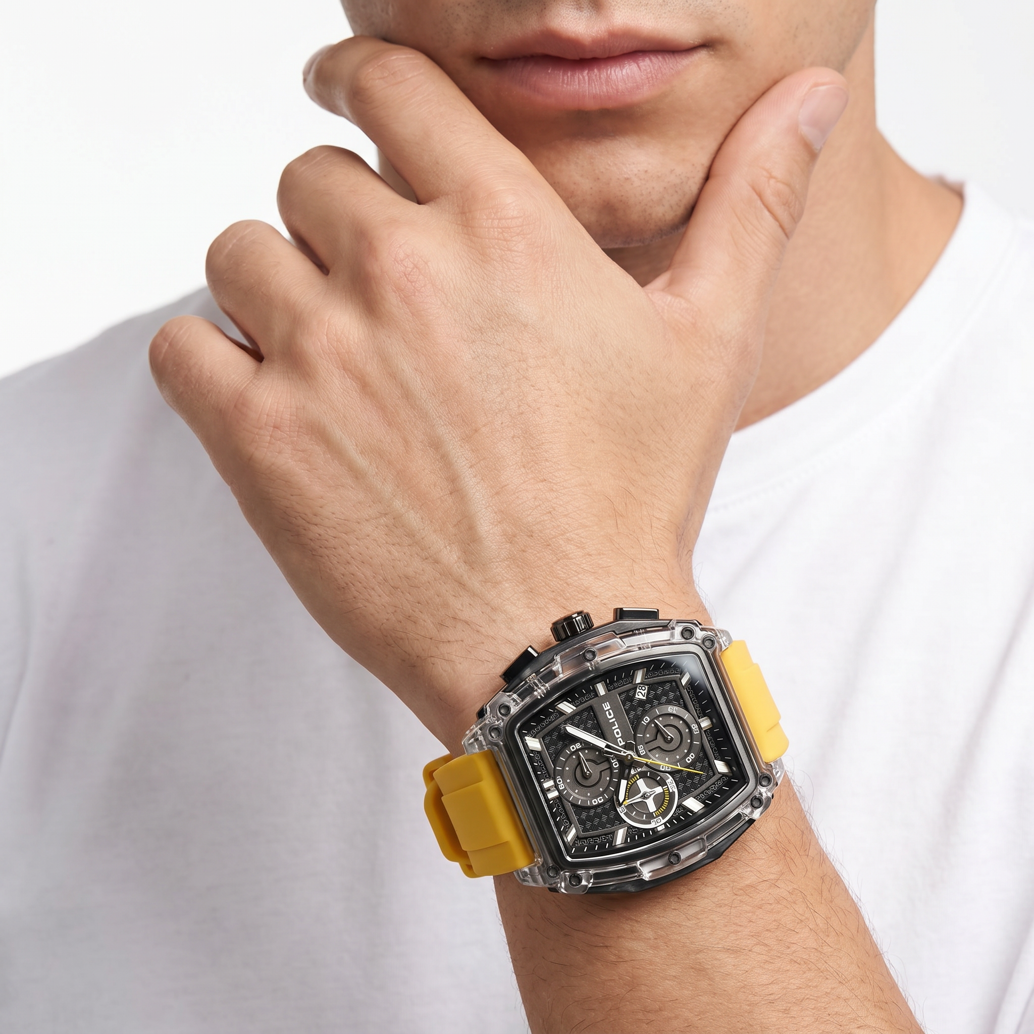 Men Clout Tank Black Watch