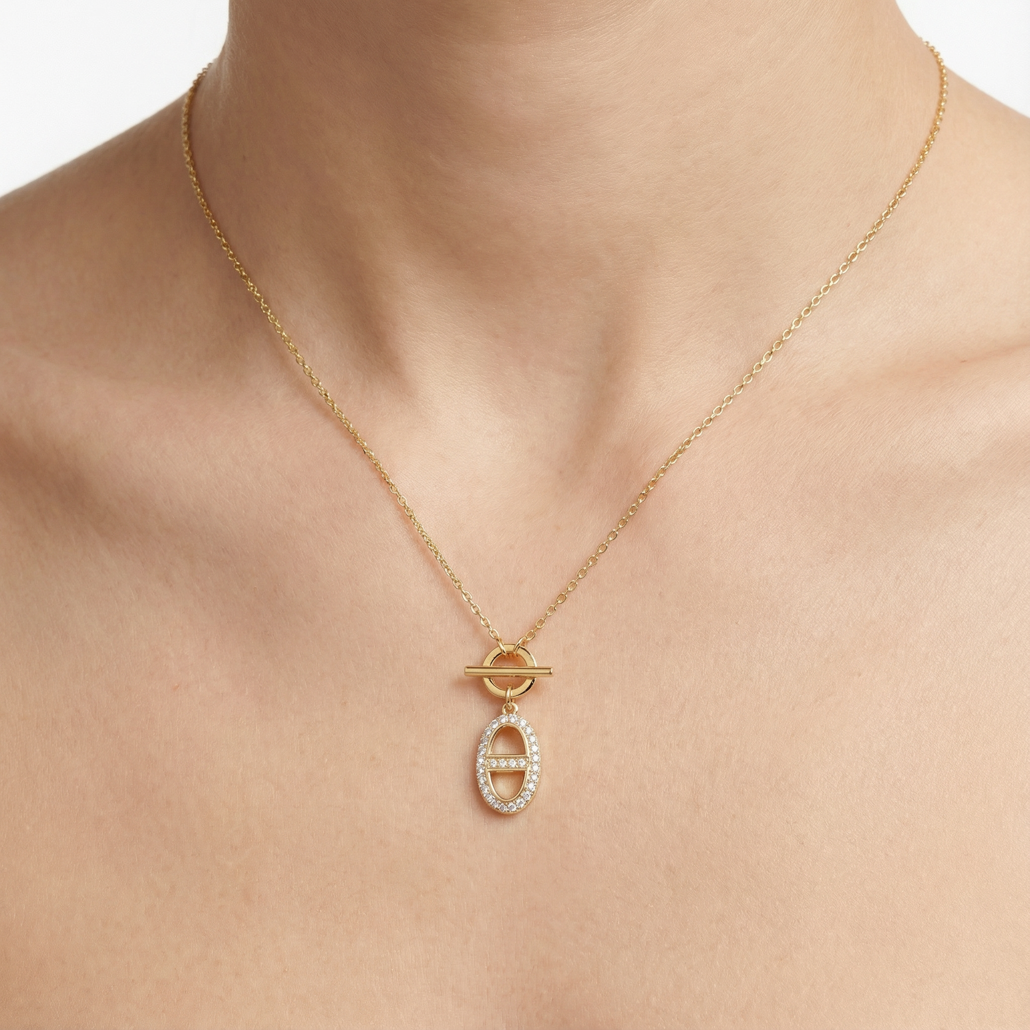 Women Short Gold Necklace