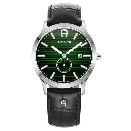 Treviso 2 Men 42mm Leather Green Dial Watch