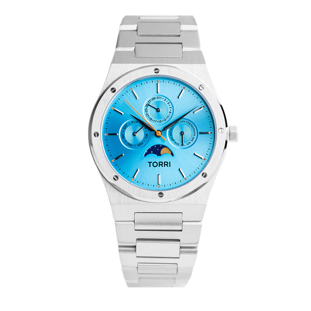 Men 42mm Blue Watch